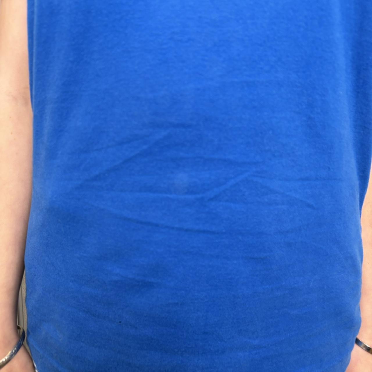 Hollister 100% cotton blue and orange “Spaced Out” tee
