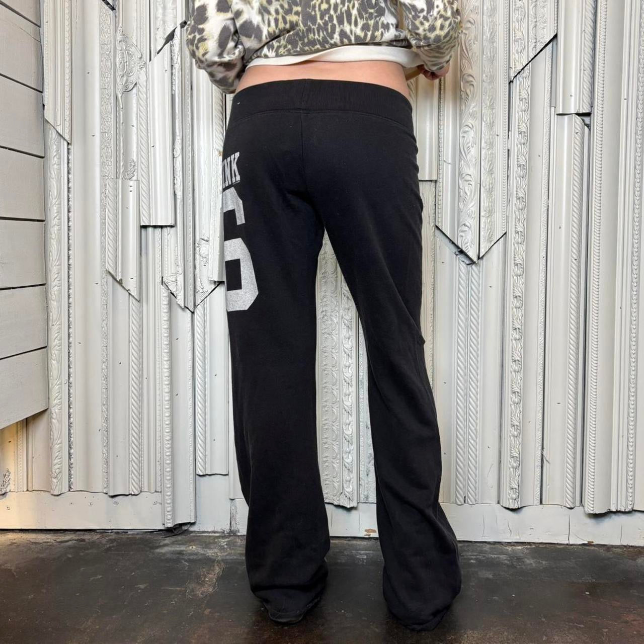 Victoria’s Secret Pink black low rise sweatpants