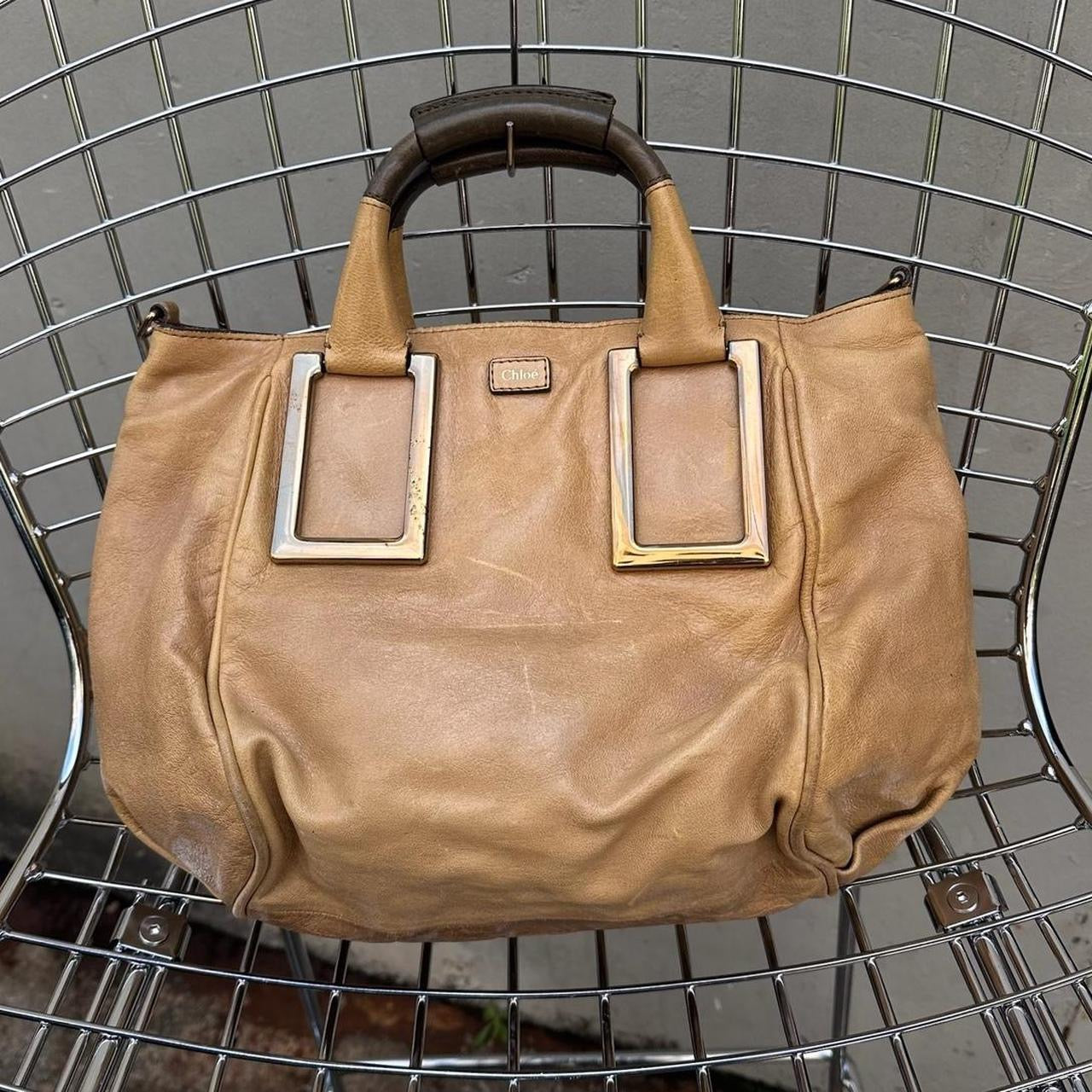 Chloe tan leather handbag