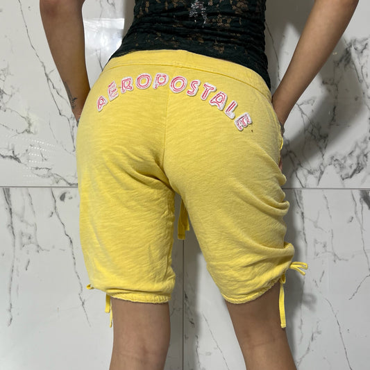 Aeropostale yellow bermuda shorts