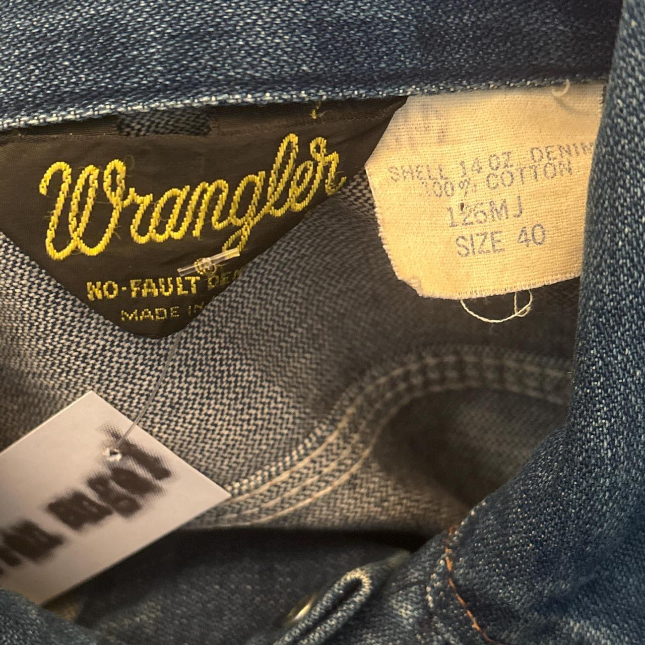 Wrangler vintage true blue denim jacket